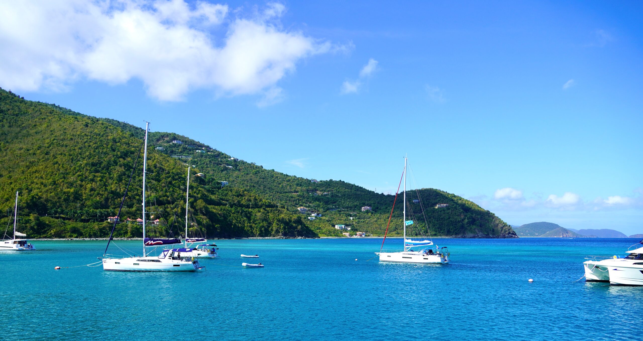 British Virgin Islands by boat