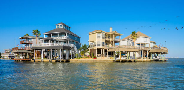 Waterfront homes
